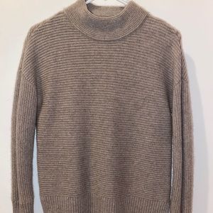 100% Cashmere Mock-neck Sweater